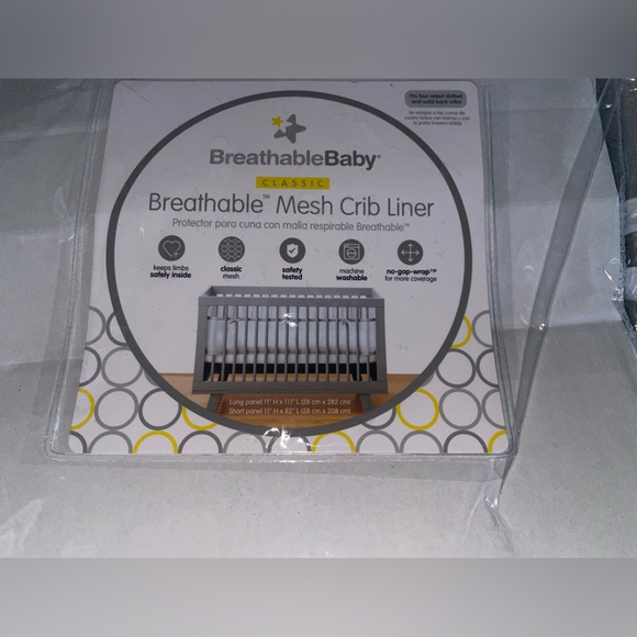 EUC- Breathable Baby Mesh Crib Liner BIN F - Picture 5 of 5